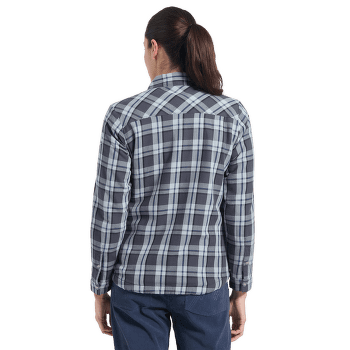Cămașă cu mânecă lungă La Sportiva RAMBLER LINED FLANNEL SHIRT WOMEN Night Sky/Chalk