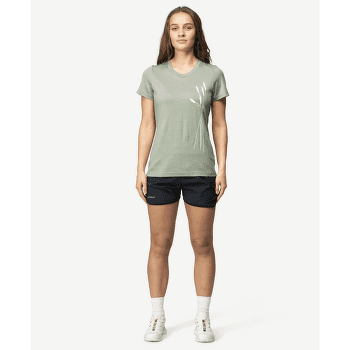 Tricou cu mânecă scurtă Devold Premium Oats Tee Women FOG