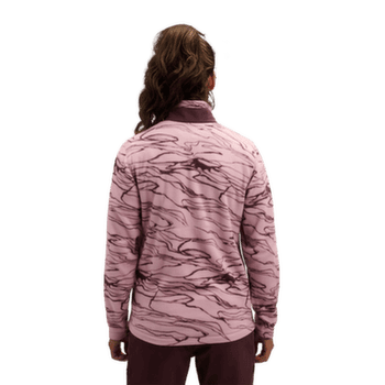 Pulover Black Diamond Rift HZ Fleece Jacket Women Relief-Meadow Rose-Fig