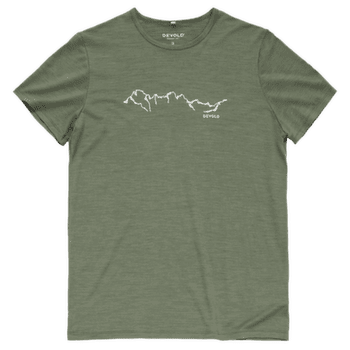 Tricou cu mânecă scurtă Devold Active Skyline Tee Men 421A FOREST