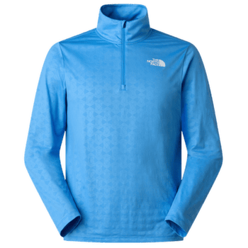 Tricou cu mânecă lungă The North Face 24/7 Pentadome Embossed 1/4 Zip Tee Men MARINA BLUE