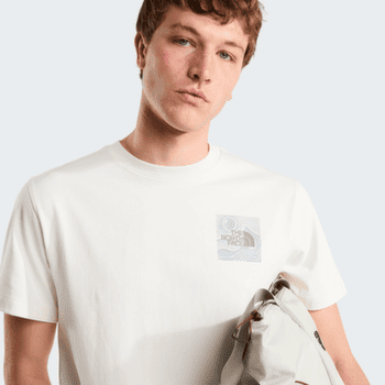 Tricou cu mânecă scurtă The North Face Mountain Escape Relaxed Short Sleeve Tee - Graphic Men WHITE DUNE