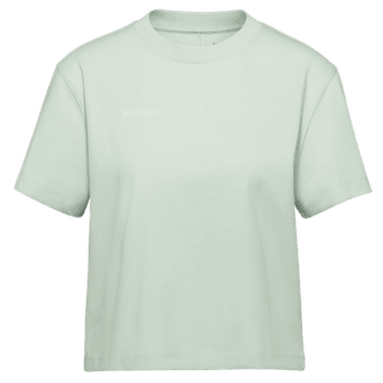 Tricou cu mânecă scurtă Mammut MAMMUT BASE CROPPED T-SHIRT WOMEN MINI LOGO 1288 silver sage