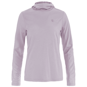 Hanorac Fjällräven ABISKO WOOL HOODIE WOMEN Lavender Mist
