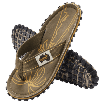 Şlapi Gumbies Gumbies Palm Leaf Khaki Palm Leaf Khaki