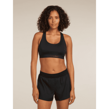 Sutien Icebreaker Merino 125 ZoneKnit Racerback Bra Women Black