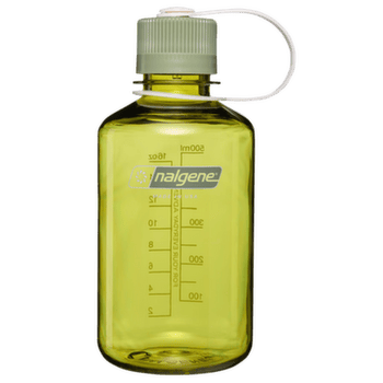 Sticlă Nalgene Narrow-Mouth 500 mL Sustain Endive w/Oil Green