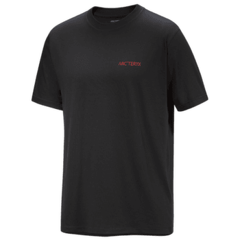 Tricou cu mânecă scurtă Arcteryx Kragg SL Cotton Blurred Bird SS Men Black/Dynasty