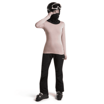 Tricou cu mânecă lungă Icebreaker Tech LS Crewe Women (104387) Black001