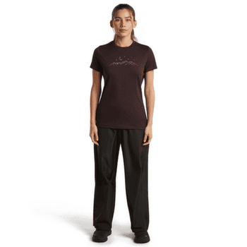 Tricou cu mânecă scurtă Icebreaker Merino 150 Tech Lite SS Tee Sparkling Stars Women PINK QUARTZ