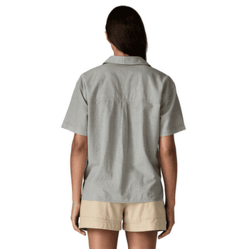 Cămașă cu mânecă scurtă Patagonia LW A/C Shirt Women Windowpane Dobby: Quiet Violet