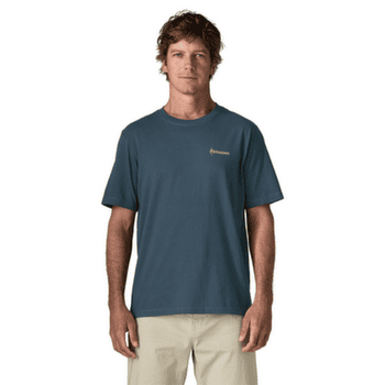 Tricou cu mânecă scurtă Patagonia WATER PEOPLE BANNER T-SHIRT Men Summit Blue