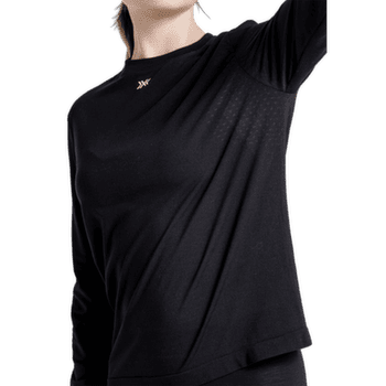Tricou cu mânecă lungă X-Bionic MIGHTYWOOL LIGHT SHIRT LS Women X Black
