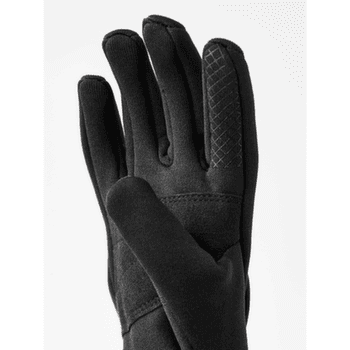 Mănuși Hestra Touch Point Gleece Liner Jr. - 5 finger Svart