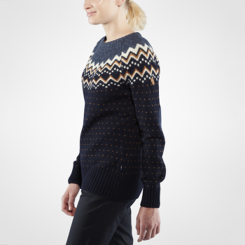 Pulover Fjällräven Övik Knit Sweater Women Dark Navy