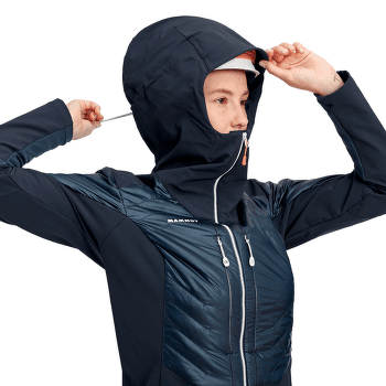 Jachetă Mammut Eisfeld SO Hybrid Hooded Jacket Women azalea
