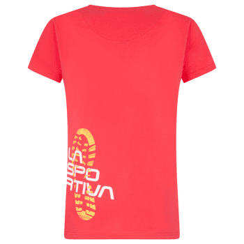 Tricou cu mânecă scurtă La Sportiva FOOTSTEP TEE WOMEN Hibiscus