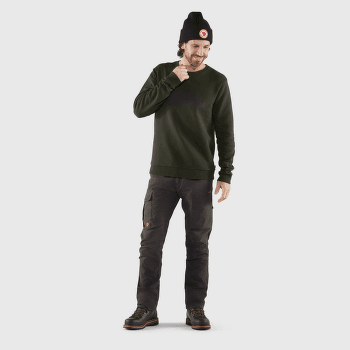 Hanorac Fjällräven Fjällräven Logo Sweater Men Black