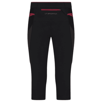 Colanți 3/5 La Sportiva TRIUMPH TIGHT 3/4 Women Black/Red Plum