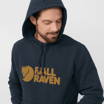 Hanorac Fjällräven Fjällräven Logo Hoodie Men Dark Navy