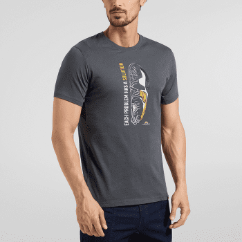 Tricou cu mânecă scurtă La Sportiva SOLUTION T-SHIRT Night Sky/Mountain Red
