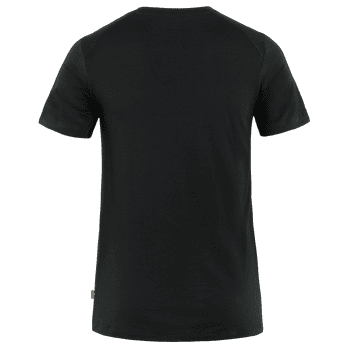 Tricou cu mânecă scurtă Fjällräven Abisko Wool Fox SS Women Black-Iron Grey
