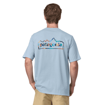 Tricou cu mânecă scurtă Patagonia Unity Fitz Responsibili-Tee Men White