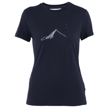 Tricou cu mânecă scurtă Icebreaker Merino 150 Tech Lite SS Tee Southern Constellation Women Midnight Navy