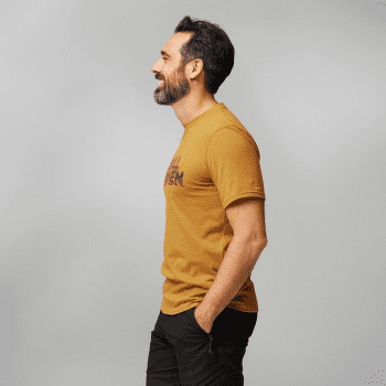 Tricou cu mânecă scurtă Fjällräven Lush Logo T-Shirt Men UN Blue