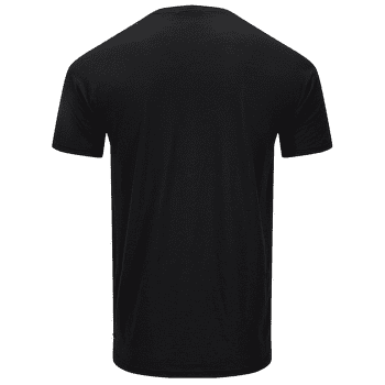 Tricou cu mânecă scurtă Aclima LightWool Tee Print Horn Men Jet Black