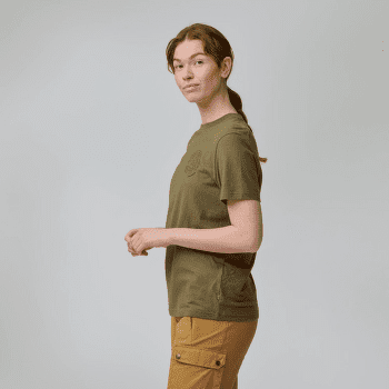 Tricou cu mânecă scurtă Fjällräven Hemp Blend Out Here T-shirt Women Green