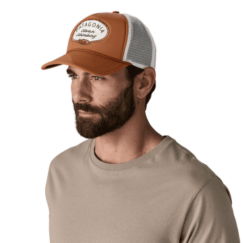Capac Patagonia Broadcaster Hat Strata Text: Black