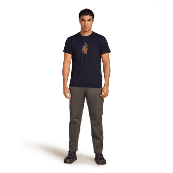 Tricou cu mânecă scurtă Icebreaker Merino 150 Tech Lite SS Tee Bear Tour Men Midnight Navy