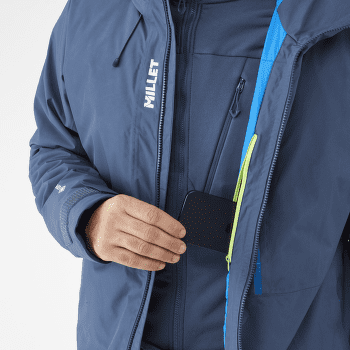 Jachetă Millet COSMIC WARM GTX JACKET MEN MACAW GREEN/BLACK