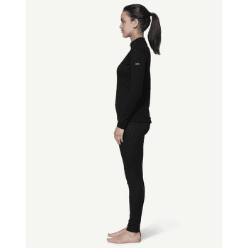 Tricou cu mânecă lungă Devold Breeze Half Zip Neck Women 950A BLACK