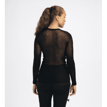 Tricou cu mânecă lungă Aclima WoolNet Crew Neckt Women Azure Blue / Jet Black