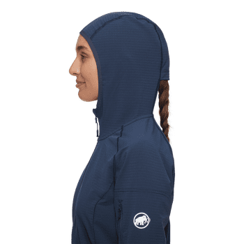 Jachetă Mammut Madris Light ML Hooded Jacket Women nebla