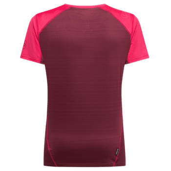 Tricou cu mânecă scurtă La Sportiva SUNFIRE T-SHIRT Women Redwood/Azalea