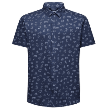 Cămașă cu mânecă scurtă La Sportiva MOVE TECH SHIRT Night Sky/Chalk