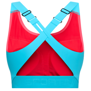 Sutien La Sportiva PULSE HIGH SUPPORT BRA Women Hibiscus/Malibu Blue