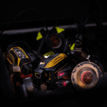 Lampă frontală Petzl PIXA R Black/yellow