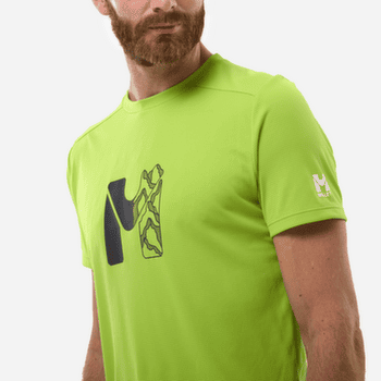 Tricou cu mânecă scurtă Millet KAMET MAP TS SS Men NOIR NEW