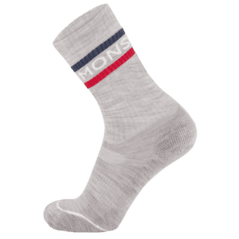 Șosete Mons Royale Signature Crew Sock College Grey