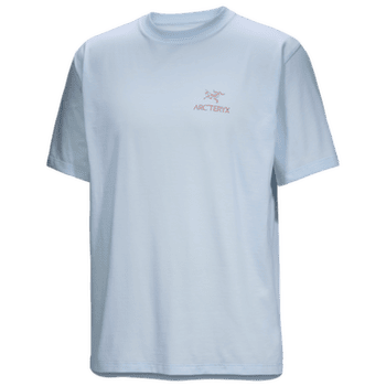 Tricou cu mânecă scurtă Arcteryx Kragg SL Cotton Bird Word SS Men Alpine Blue / Stone Red