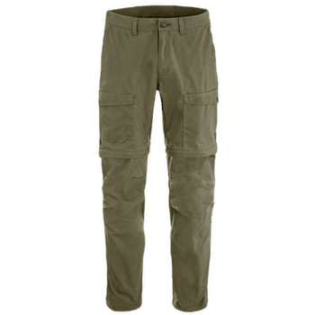 Pantaloni Fjällräven ABISKO HYBRID TRAIL TROUSERS ZIP-OFF MEN Laurel Green