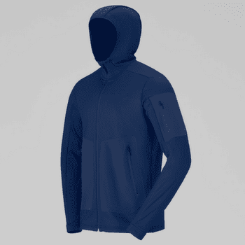 Jachetă Norrona falketind warm2 stretch Hood Men Indigo Night