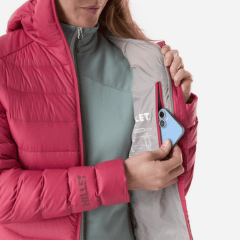Jachetă Millet EVOLE 700 HD WOMEN F4090 HOLLY BERRY