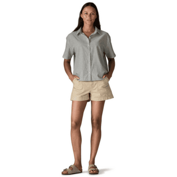 Cămașă cu mânecă scurtă Patagonia LW A/C Shirt Women Windowpane Dobby: Quiet Violet