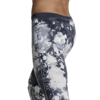 Colanți X-Bionic ENERGY ACCUMULATOR WILD PANTS TieDye X Black/X White