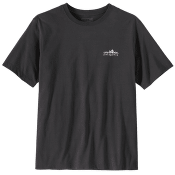 Tricou cu mânecă scurtă Patagonia FITZ ROY FOOTHILLS T-SHIRT Men Ink Black